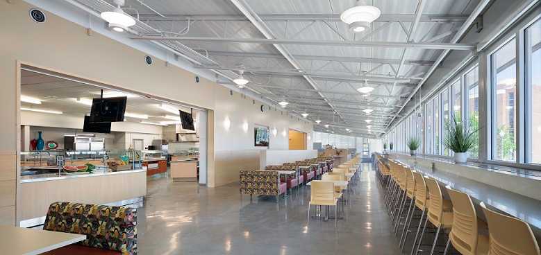 Hilltop Cafe seating